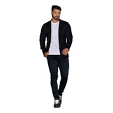 Kit Blazer Masculino Slim + Calça Slim Fit Skinny Elastano