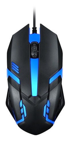 Mouse Gamer Alambrico Iluminado Led Optico Usb Ergonomico