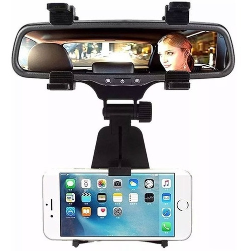 Suporte Pra Celular Veicular Encaixe Retrovisor Carro 360°