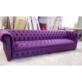 Sillon Sofa Chesterfield 4 Cpos Todo Capitone 