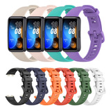 10 Correas De Reloj De Silicona Para Huawei Band 8 Q