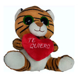 Tigre Peluche Te Quiero Muy Suave 23x20 No Toxico