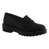 Sapato Comfortflex Mocassim Tratorado Plataforma Feminino