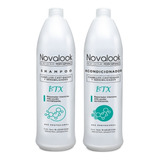 Shampoo Acondicionador Btx Novalook 1lts Combo X2