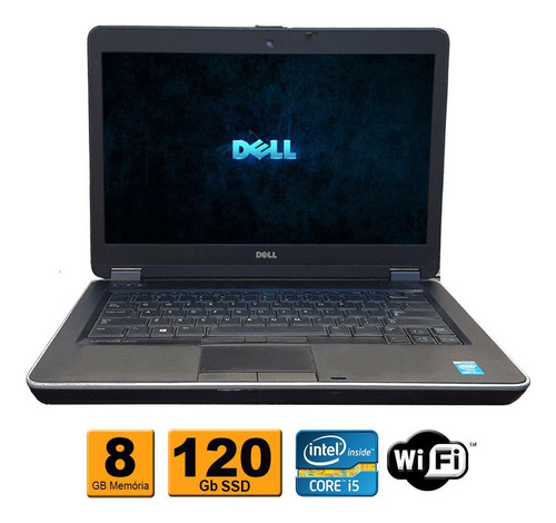 Notebook Dell E6440 Intel Core I5 8gb Ssd 120gb Hdmi Wifi