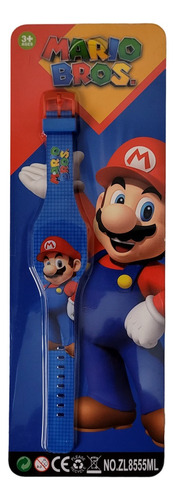Relógio Digital Infantil De Personagens - Mario Bros