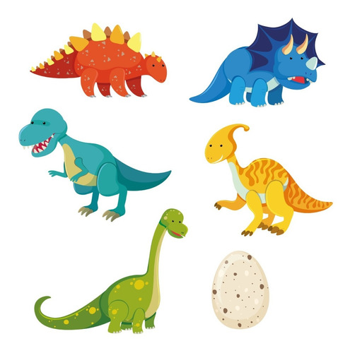 Figuras Coroplast Dinosaurios Fiestas Infantil Decoración