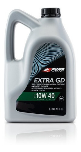 Aceite Puma Extra Gd 10w-40 Nafta Diesel 4 Litros 