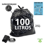Saco De Lixo 100 Litros Reforçado Bayplastic 75x85cm C/100un