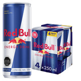 Bebida Energética Red Bull 4 Pack 250ml