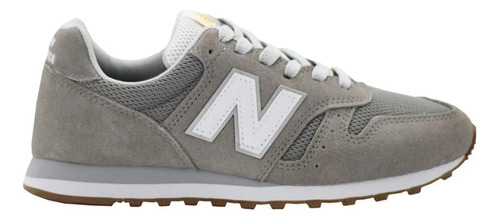 Zapatillas New Balance 373 Urbanas Mujer Gris Con Blanco