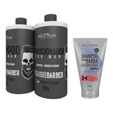 Kit Shampoo + Cond + Shampoo Grizalhos Tróia Hair For Man 