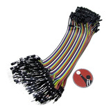 40 Cables 20cm Pack Protoboard Dupont Macho Hembra Arduino