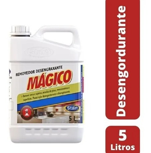 Desengordurante Sujeira Pesada Magico Start 5l Remove Cera