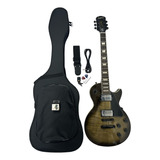 Kit Guitarra Eléctrica Les Paul Lp-standard Trans Black