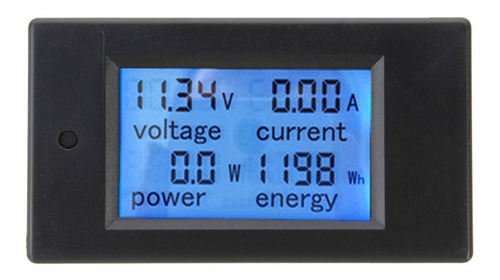 Wattímetro Voltímetro Amperímetro 12v 24 Solar Dc 20a