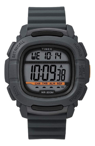 Timex - Reloj Digital Para Hombre Con Correa De Silicona