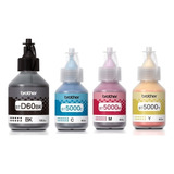 Combo Tinta Brother Negro + Colores Btd 60 Bt5001 T310 T510 