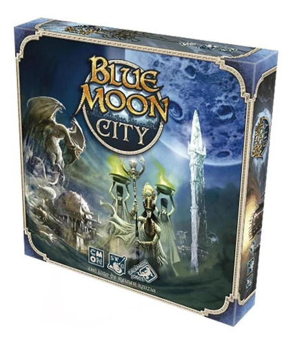 Blue Moon City Galapagos Board Game Em Português Sleevado