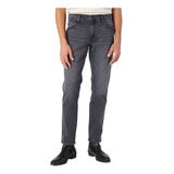 Jeans Hombre River Regular Tapered Fit Blackout