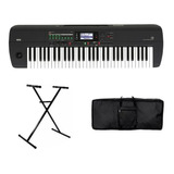 Teclado Korg I3 Workstation 61 Teclas Funda Y Soporte 