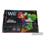 Consola Nintendo Wii Negro En Caja Super Mario Bros+