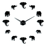Nuevo Reloj De Pared Único Con Forma De Elefante Con Forma D