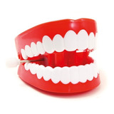 Dentadura A Cuerda Saltarina Broma Chasco Dientes Halloween