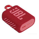Parlante Jbl Go 3 Portátil  Bluetooth Waterproof Red Rojo