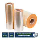 5 Rollo Film Gastronomico 45x600 Cocina Pvc Alimento Reales