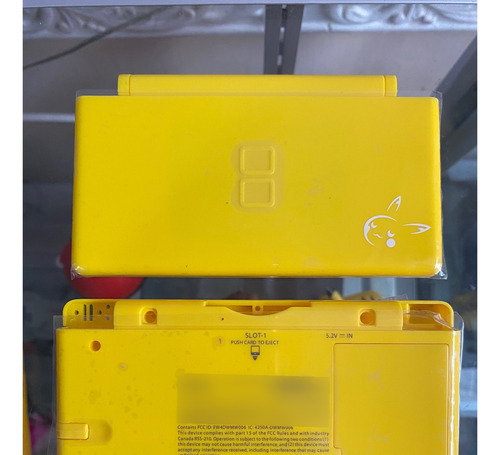 Nintendo Ds Lite Carcasa Edición Pokemon Pikachu Dialga