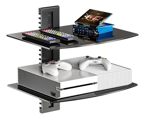 Repisa Estante Flotante Para Consolas Dvd Accesorios De Tv