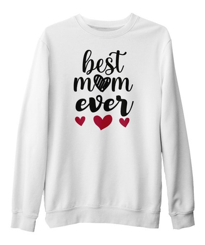 Sudadera Sueter Día De Las Madres/best Mom Corazones