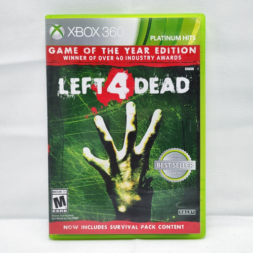 Left 4 Dead Goty Game Of The Year Xbox 360 Y One Completo