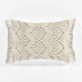 Studio Chevron Macrame Funda De Almohada Individual D