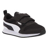 Zapatillas Puma R78 Bebe Negro Blanco - Onda Sports