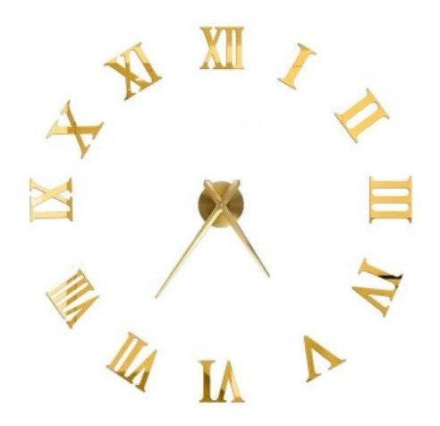 Reloj De Pared 3d Moderno Pequeño Romano