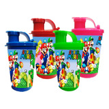 Vaso Pitillo Super Mario Bros X12 Termo Sorpresa Fiesta