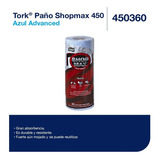 Tork Paño De Limpieza Shopmax Rollo De 60 Hojas Color Azul Claro