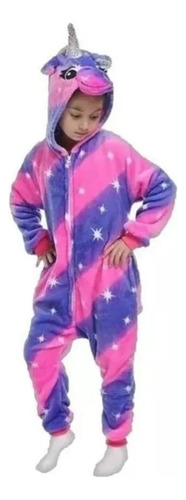 Pijama Unicornio Enterito Disfraz Invierno Excelente Calidad