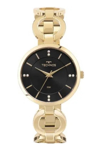 Relógio Technos Feminino Elos Aço Dourado Quartzo 2035mwh/1p