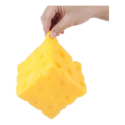 Juguete Antiestrés Squishy Gigante Con Forma De Queso Amarillo | Envío gratis