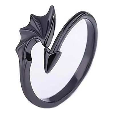 Anillo Hombre Demonio Alas Cola Elegante Dragon Oscuro | MercadoLibre