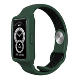 Correa Case Para Huawei Band 6 Silicón Sport Dual Color