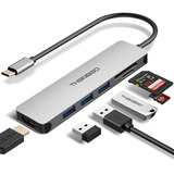 Adaptador Multipuerto Usb C Hub - Dongle Portátil De Alumini