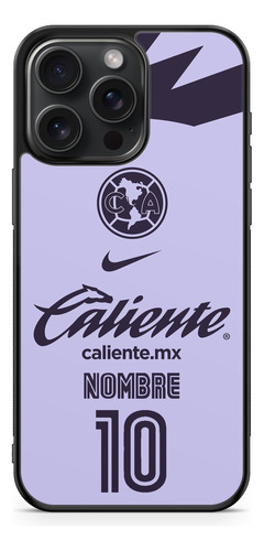 Funda Club America Jersey Morada Nombre Numero Personalizada