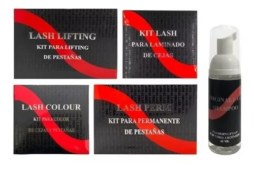 Kit Lash Lifting Permanente Laminado Color Cejas Pestañas