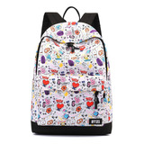 Bt21 Bts Bangtan Niños Mochila Cartoon Printed