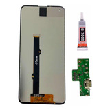 Frontal Tela Display Para G8 Xt2045 Premium+ Conector + Cola