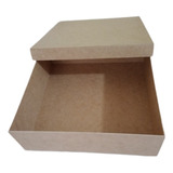 Caja De Madera Mdf 3 Mm. 30×30×10 Cm.